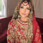 Texheeb Red Bridal Lengha