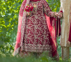 Bridal red Lengha. Skirt and long kameez