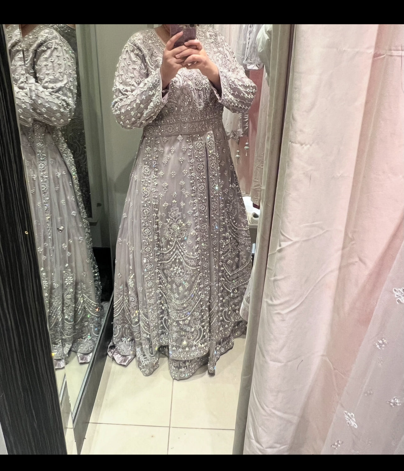 Walima /Engagement Lengha with trail