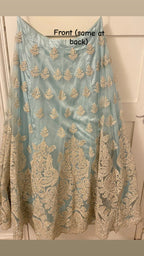 Stunning Sky blue Bridal Lengha