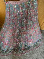 Sky Blue and Baby Pink Lehengha