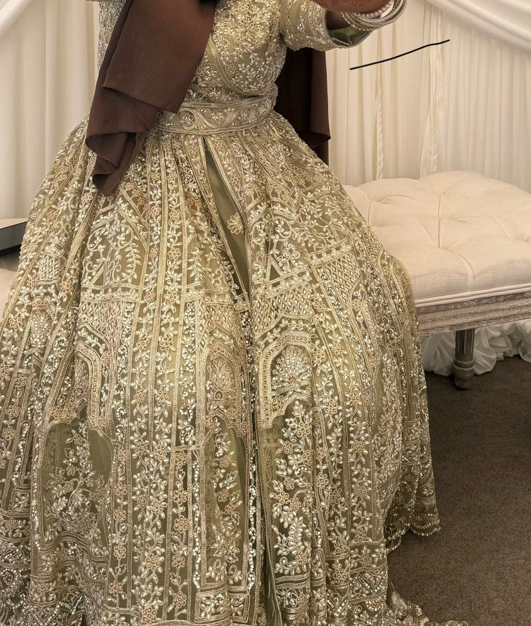 Sage Green Gown by Elegance