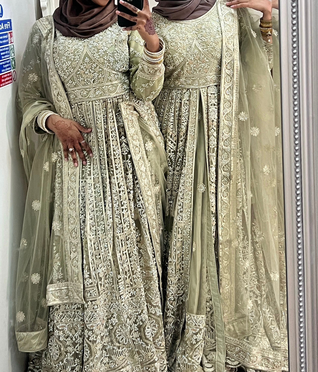 Sage Green Gown by Elegance