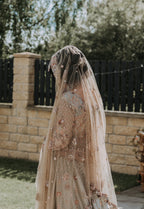 Janan Bridal Silver Lengha