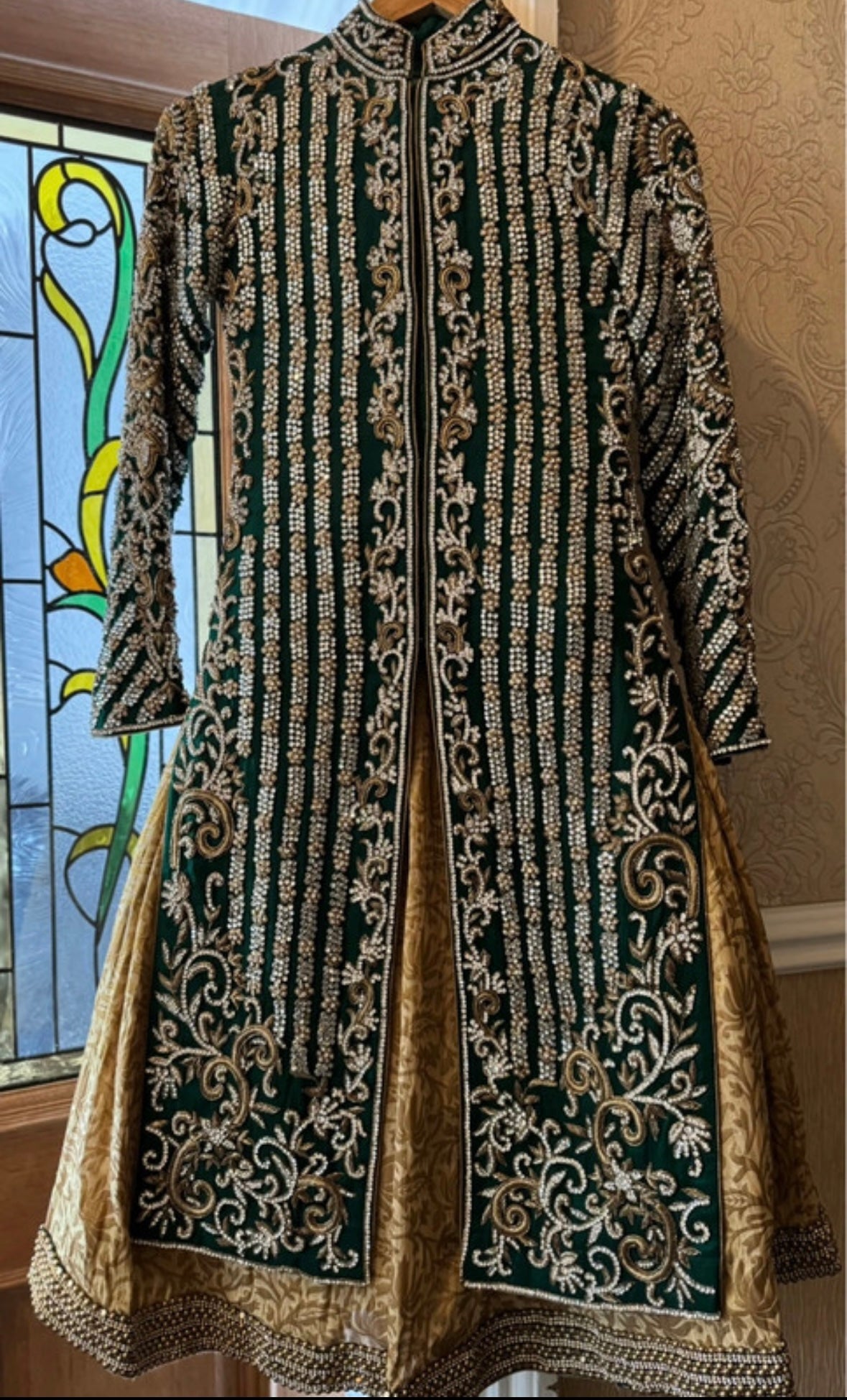 Wedding outfit fully embroidered