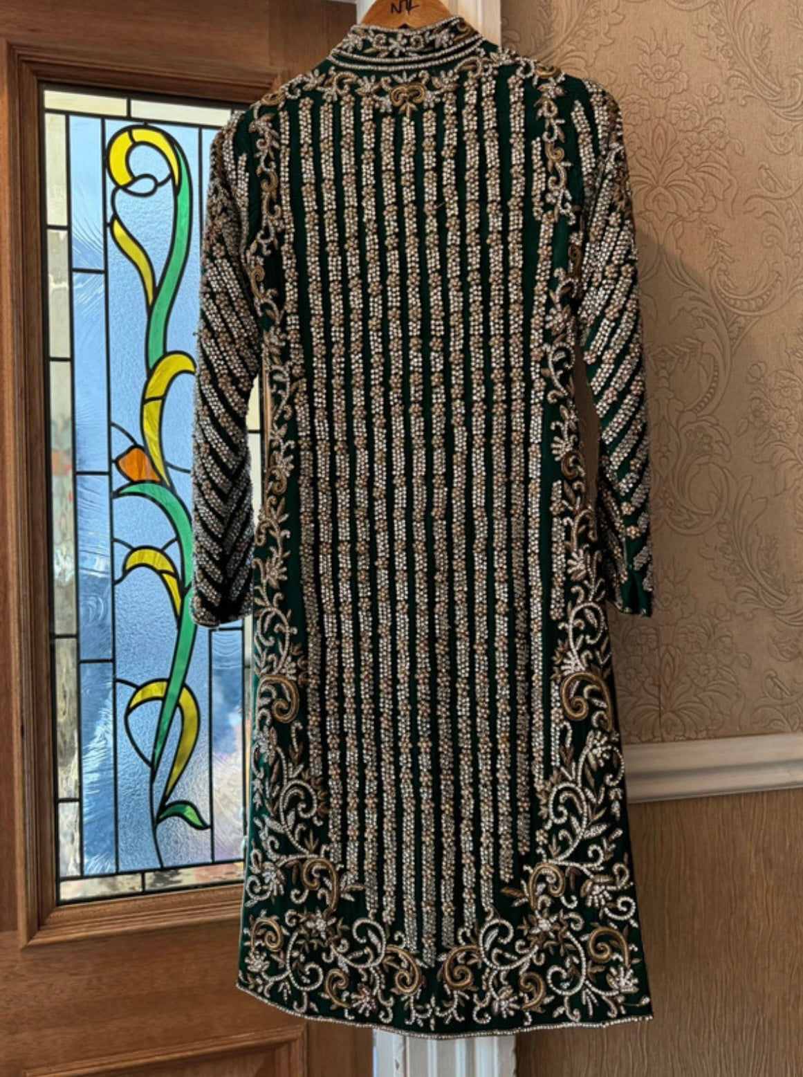 Wedding outfit fully embroidered