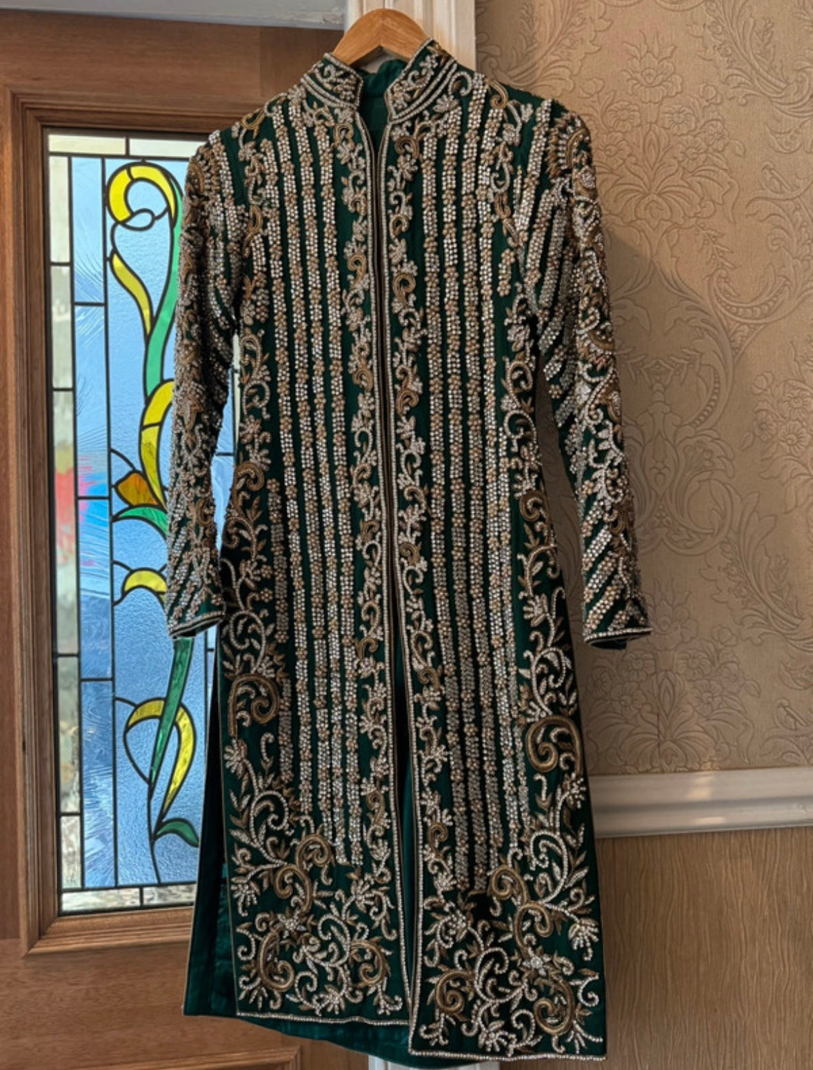 Wedding outfit fully embroidered
