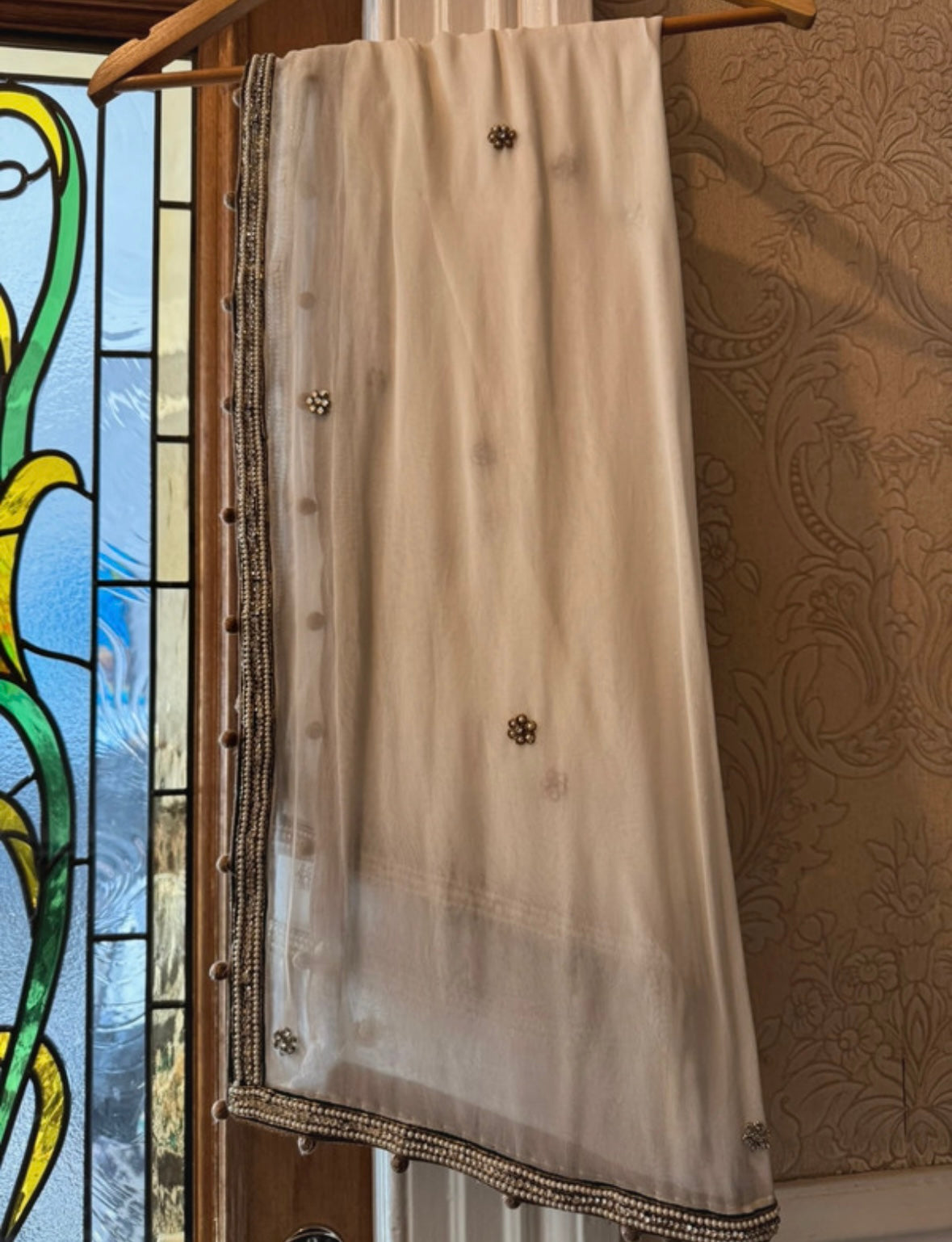 Wedding outfit fully embroidered