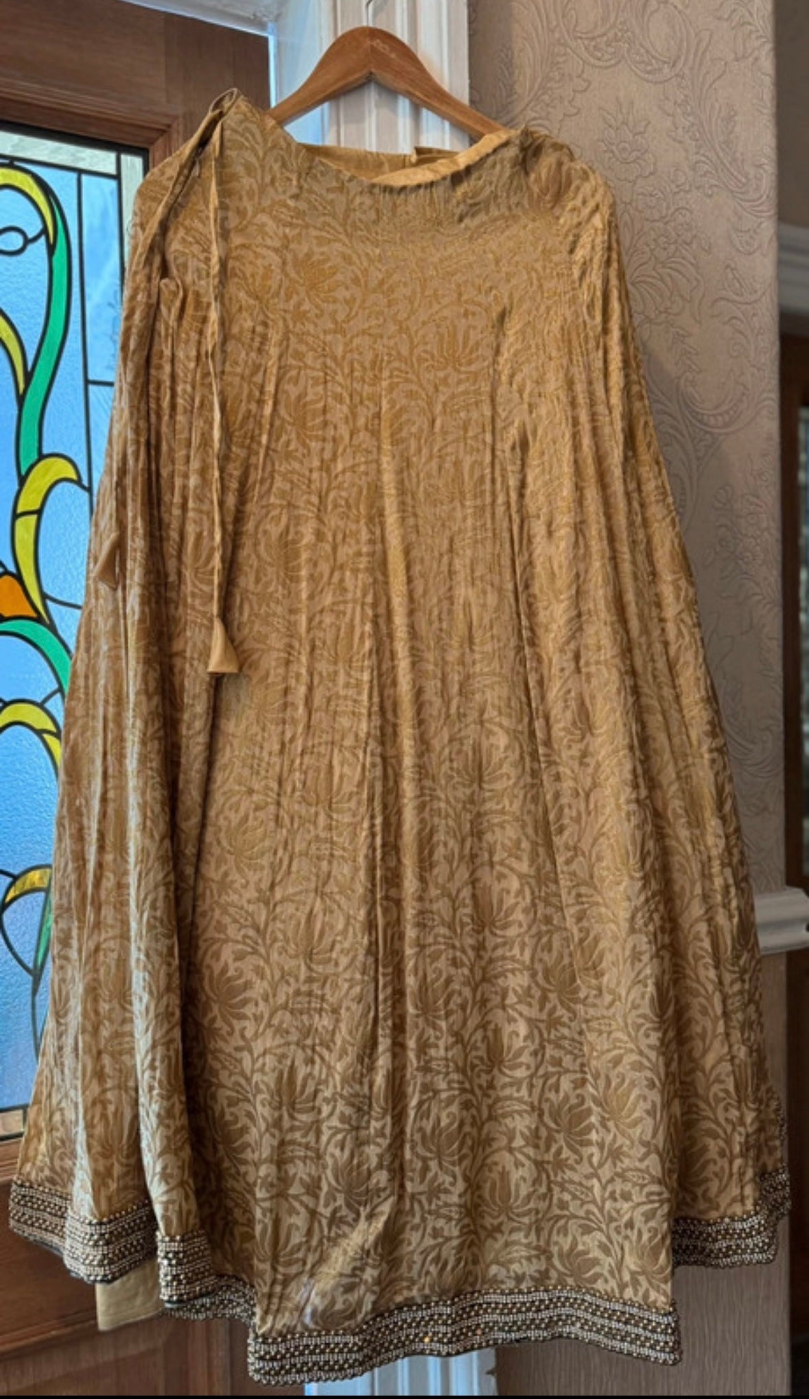 Wedding outfit fully embroidered