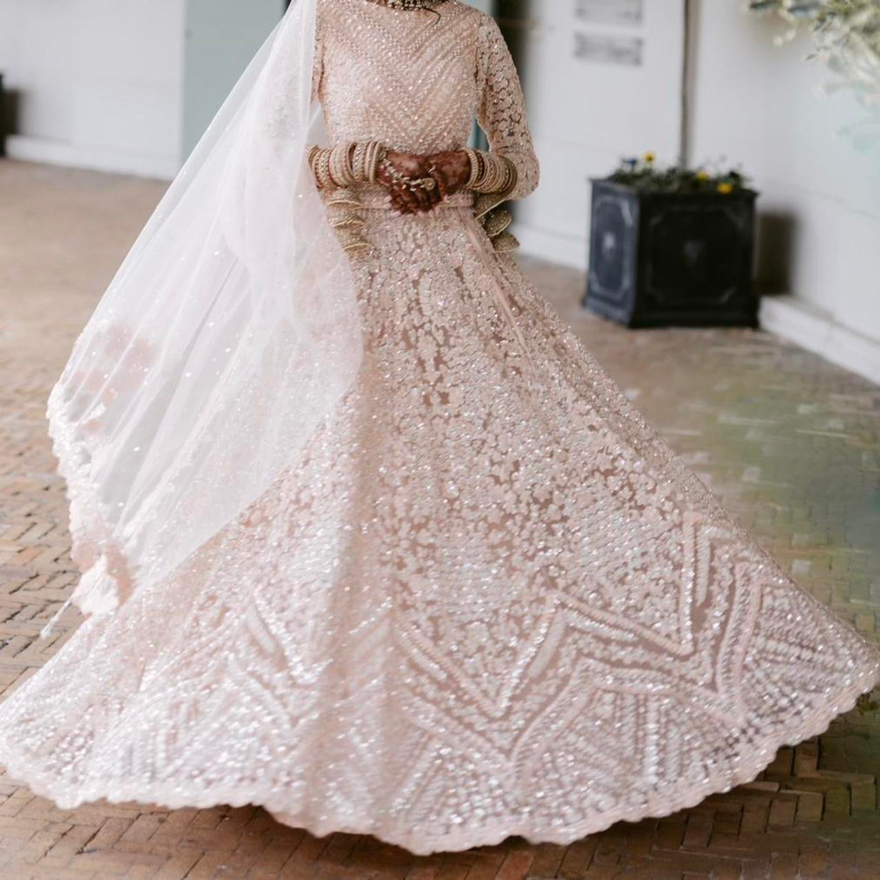 Designed by Mongas Nikkah/Bridal Lengha