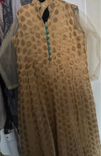 Gold and Green Salwa Kameez