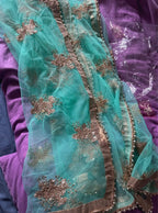 Gold and Green Salwa Kameez