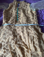 Gold and Green Salwa Kameez