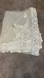 Bridal wedding lehnga White/Silver