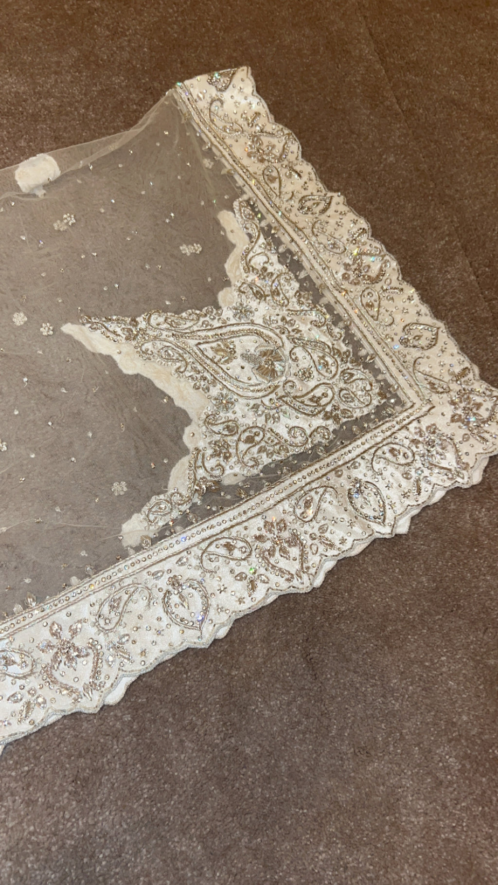 Bridal wedding lehnga White/Silver