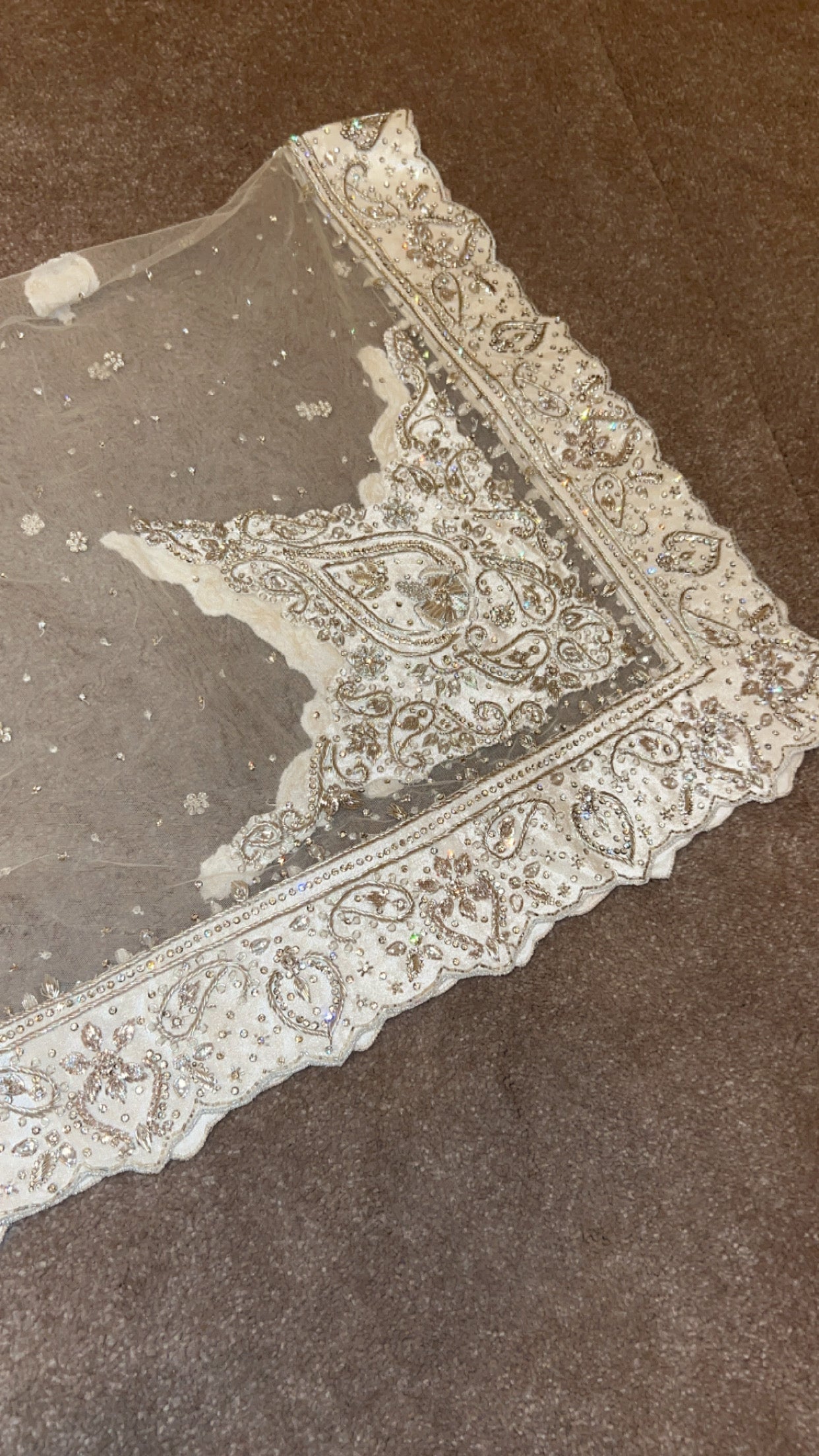 Bridal wedding lehnga White/Silver