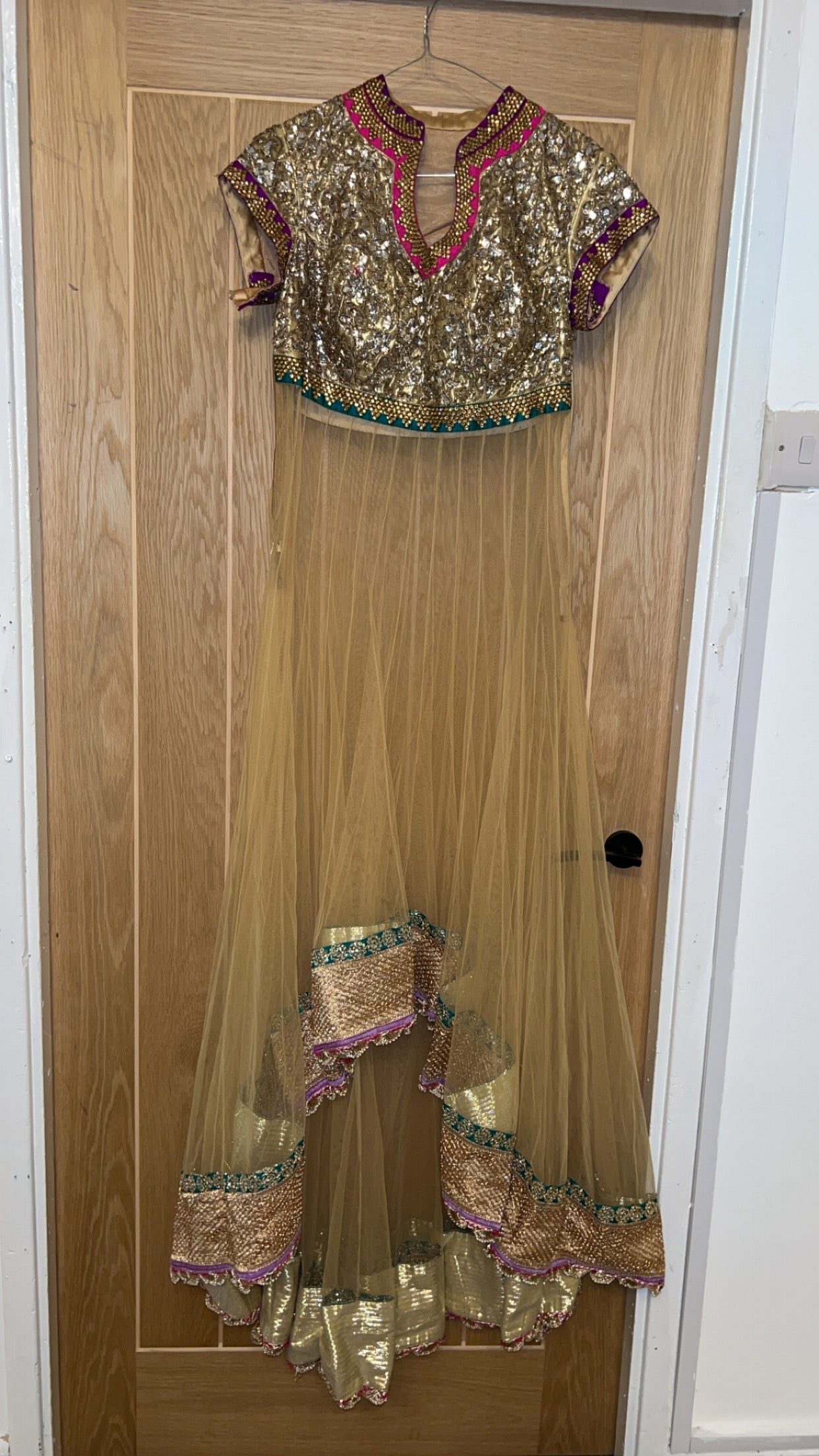 bridal mehndi outfit