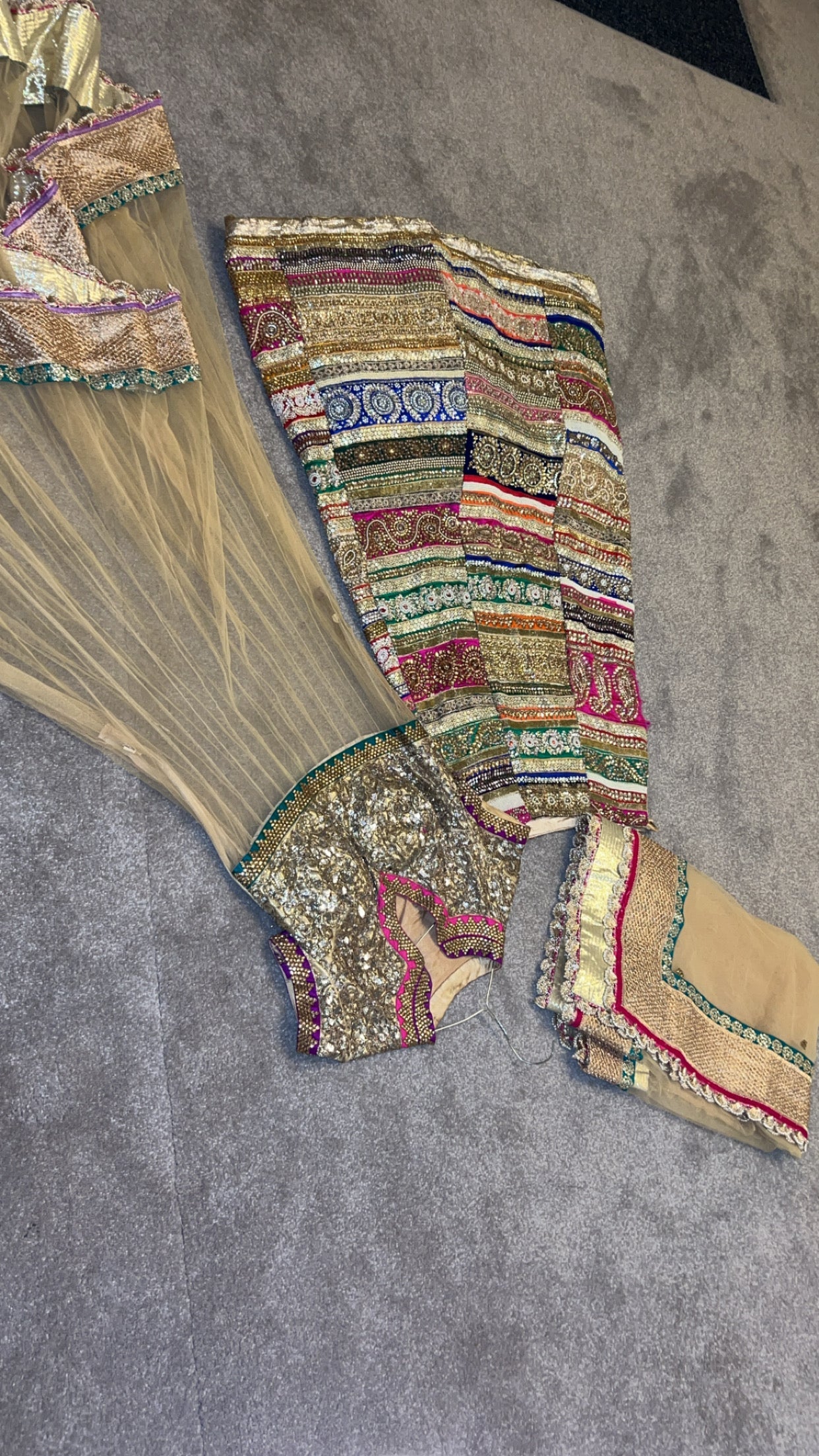 bridal mehndi outfit