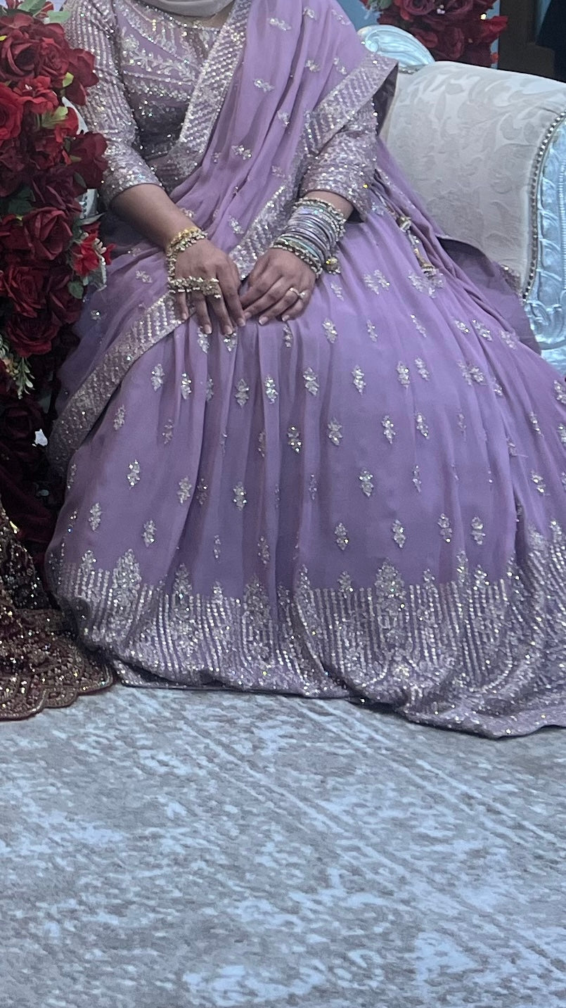 Lilac Lengha Dress
