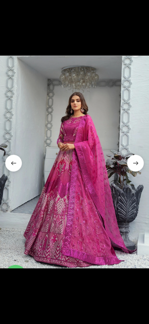 pink formal lehngha