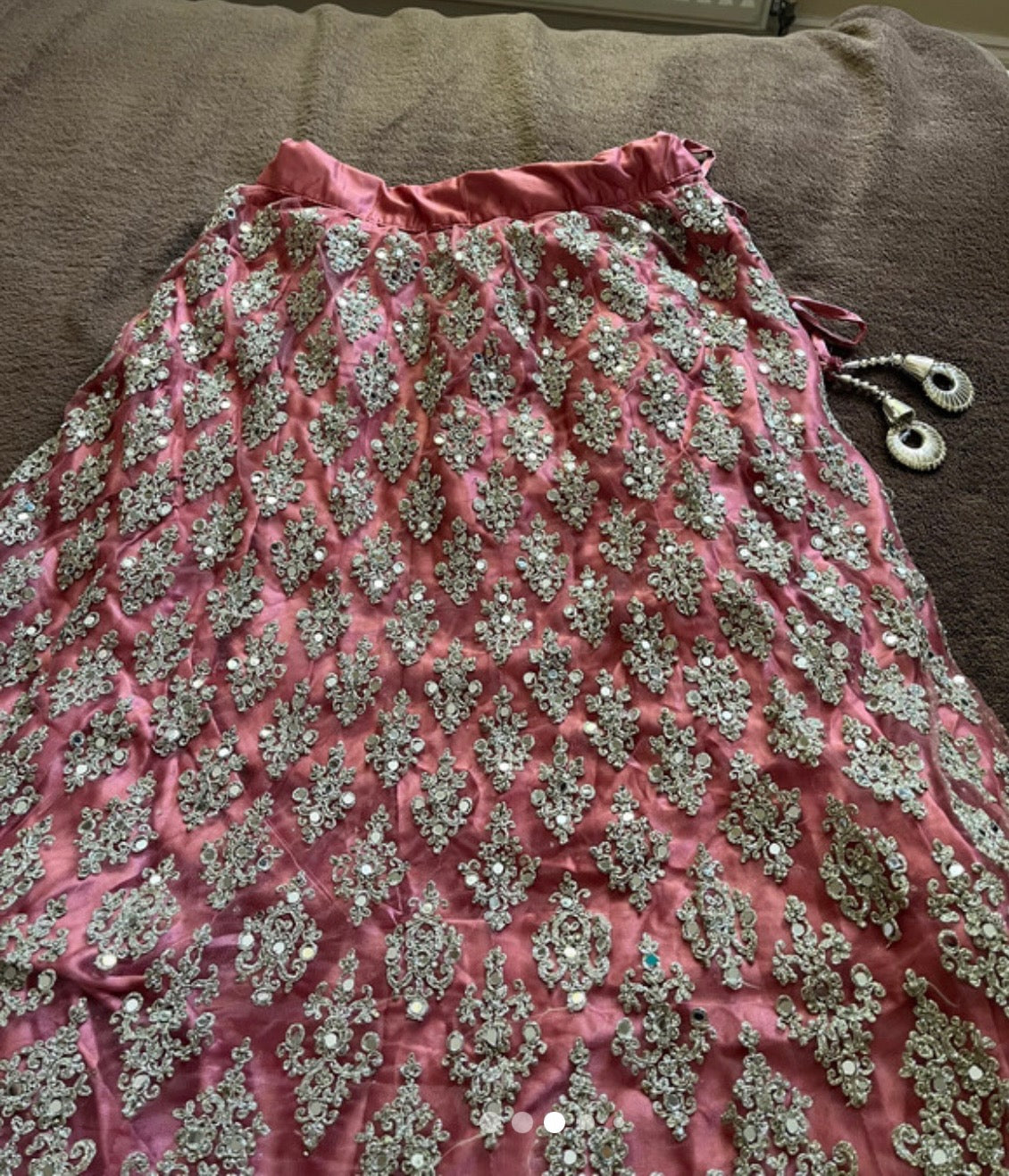 Coral 3 Piece Lengha