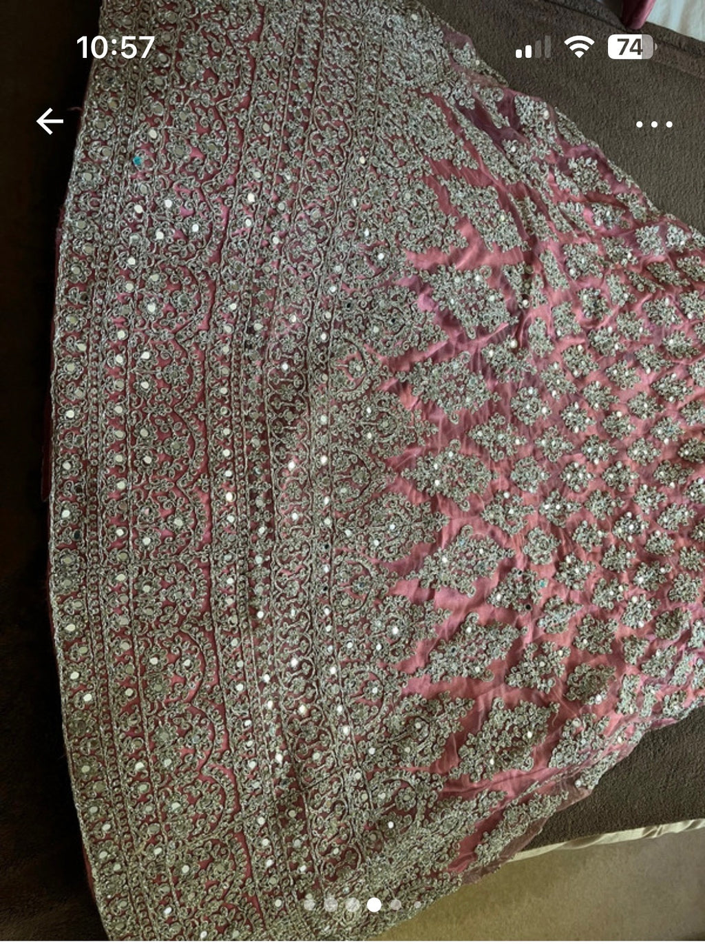 Coral 3 Piece Lengha