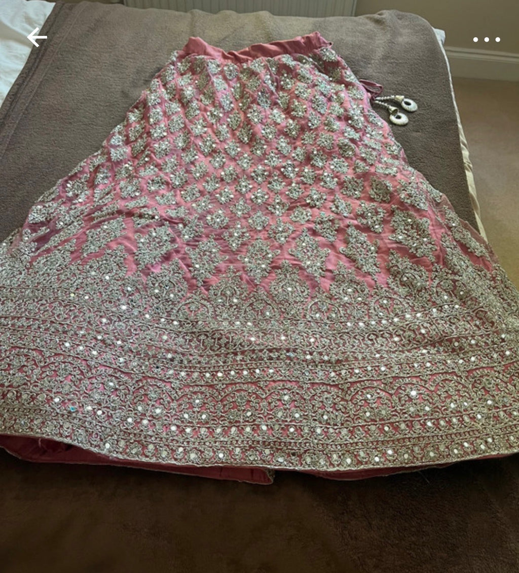 Coral 3 Piece Lengha