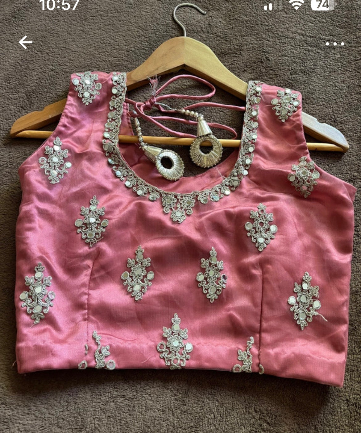 Coral 3 Piece Lengha