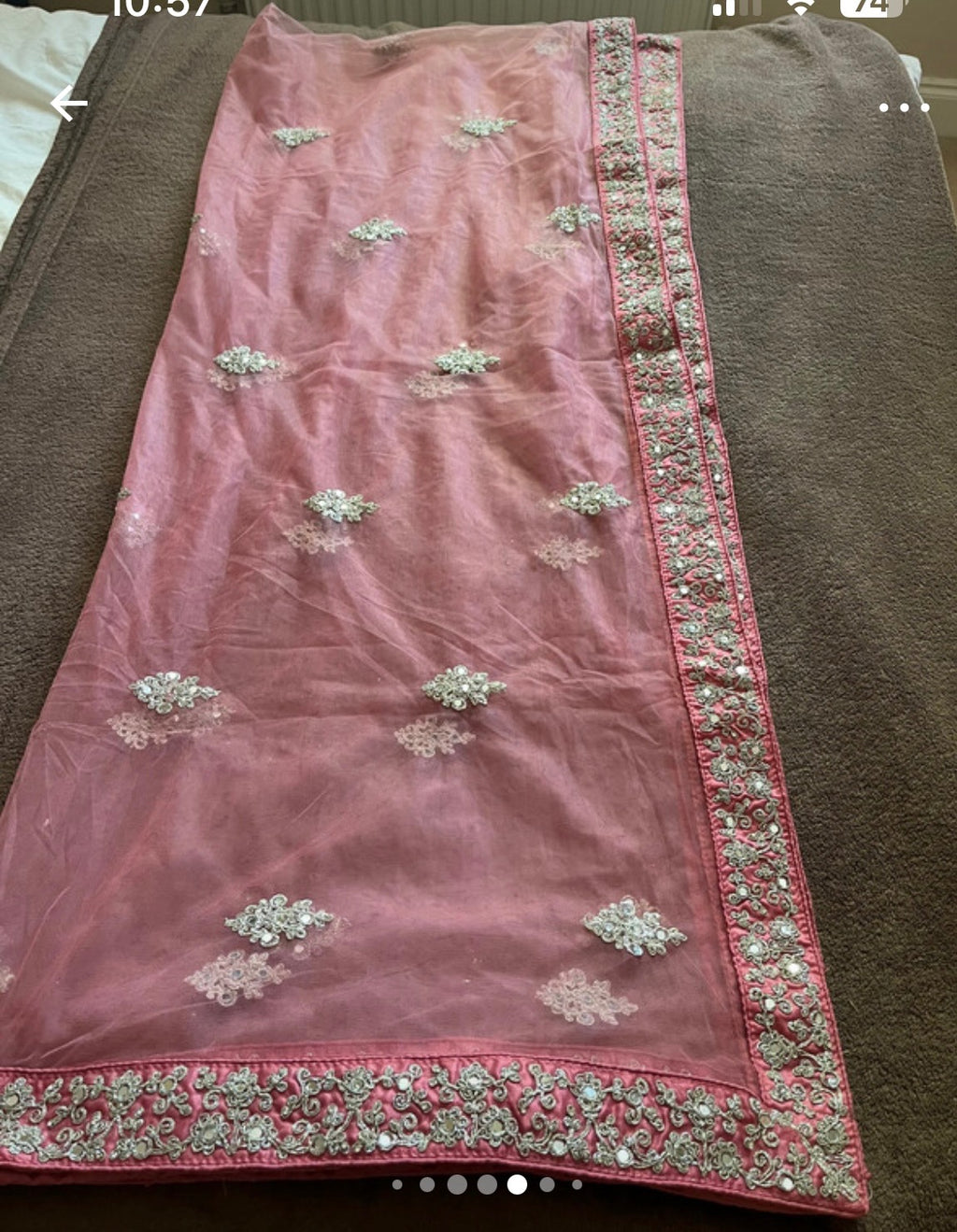 Coral 3 Piece Lengha