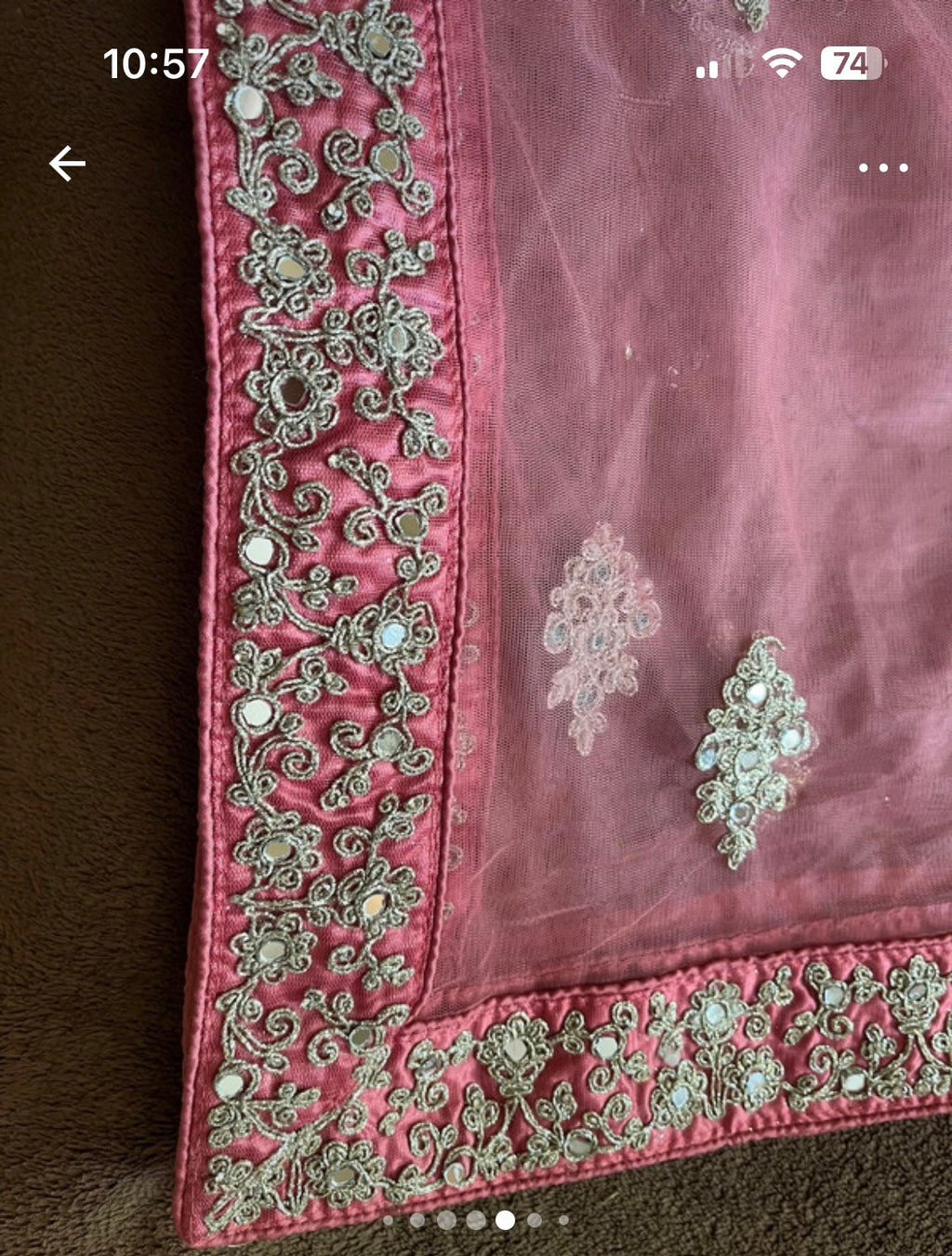 Coral 3 Piece Lengha