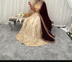 3 piece bridal lengha