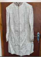 Stunning Sherwani with Red Shawl