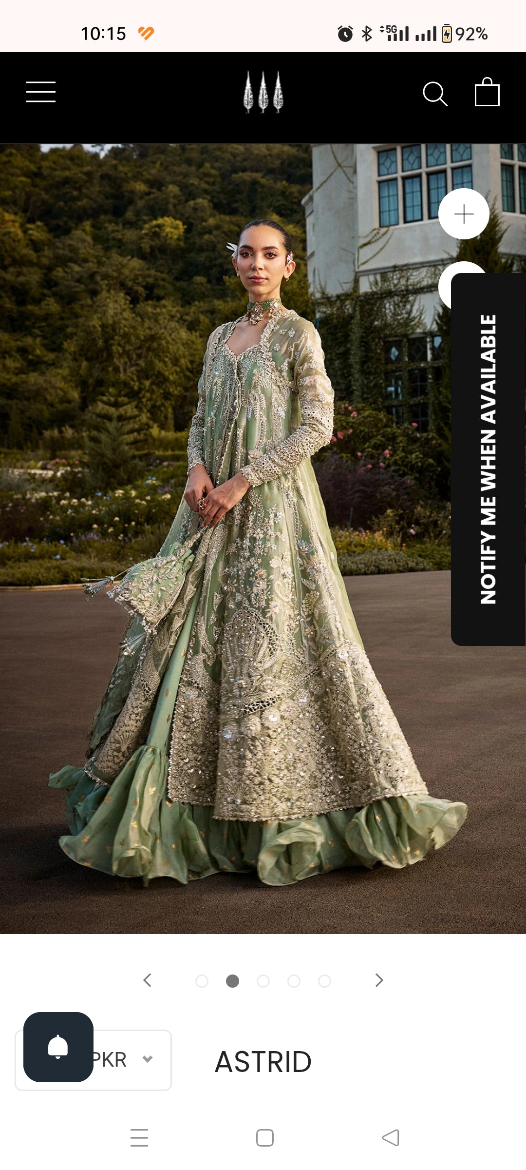 Soraya designer outfit ASTRID DEISGN