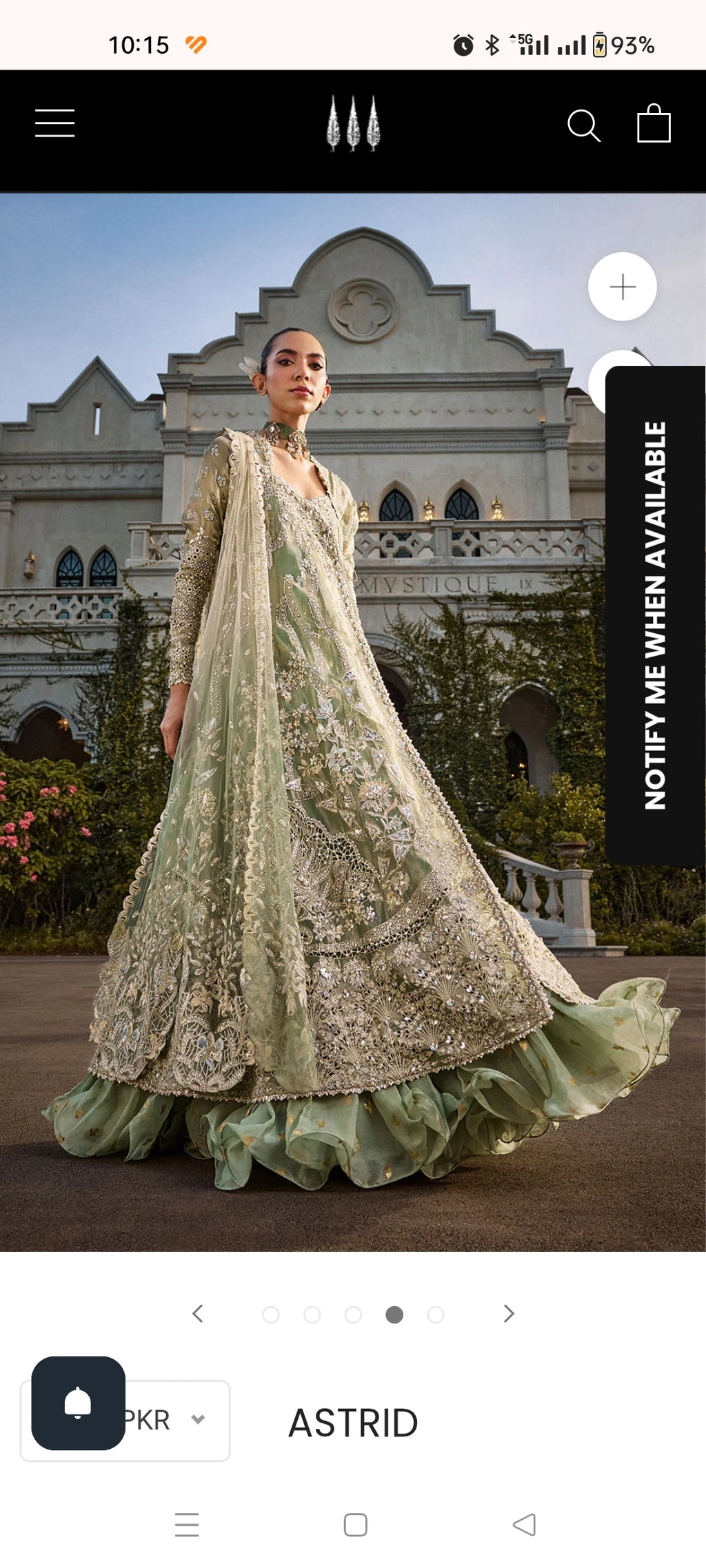 Soraya designer outfit ASTRID DEISGN