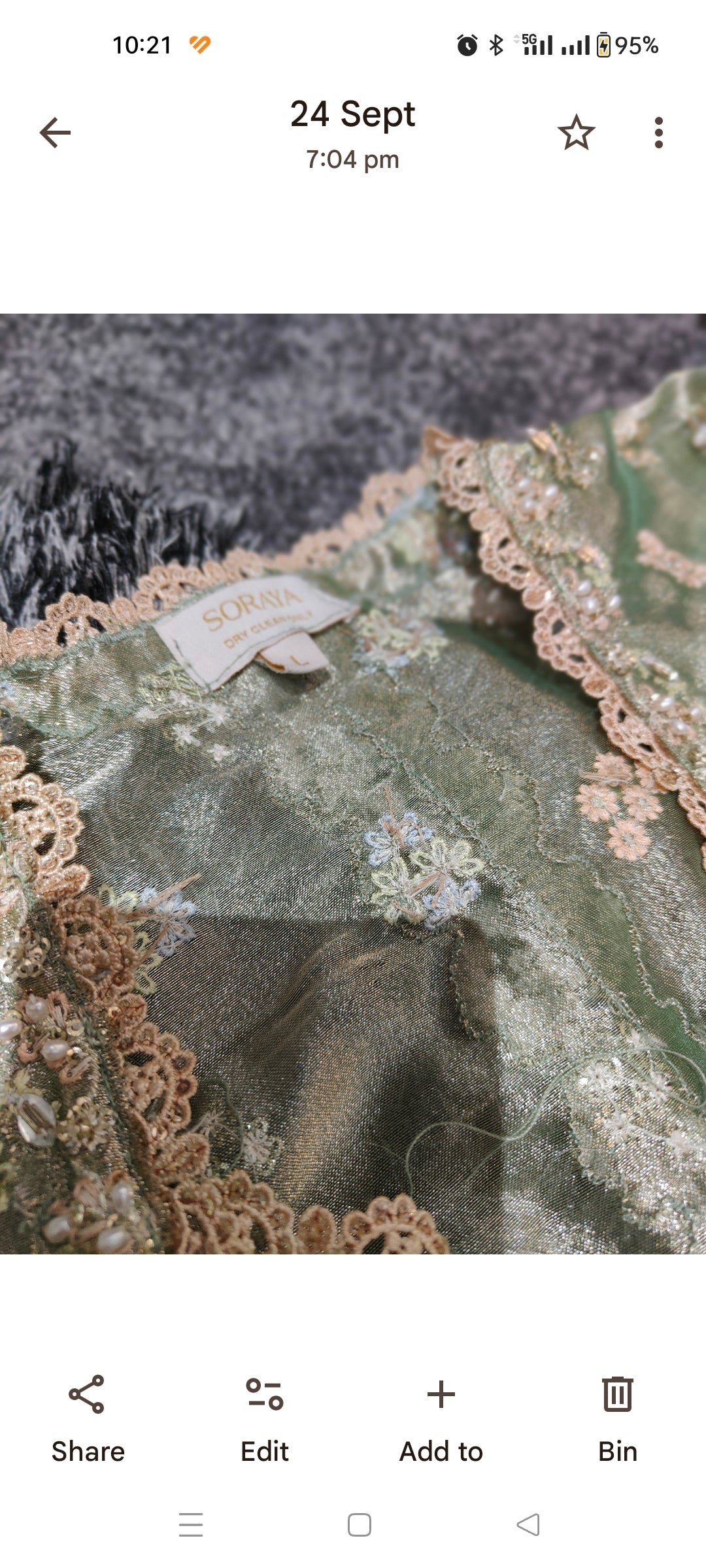 Soraya designer outfit ASTRID DEISGN