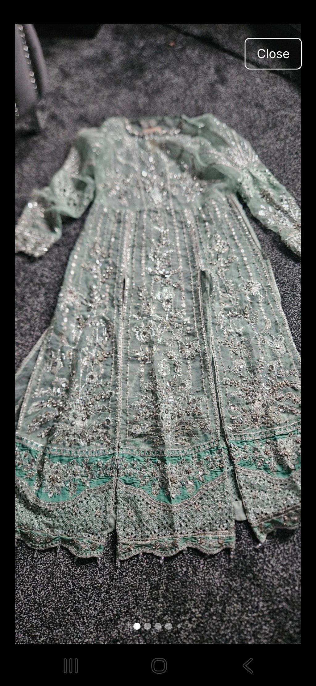 Womens pakistani wedding outfit