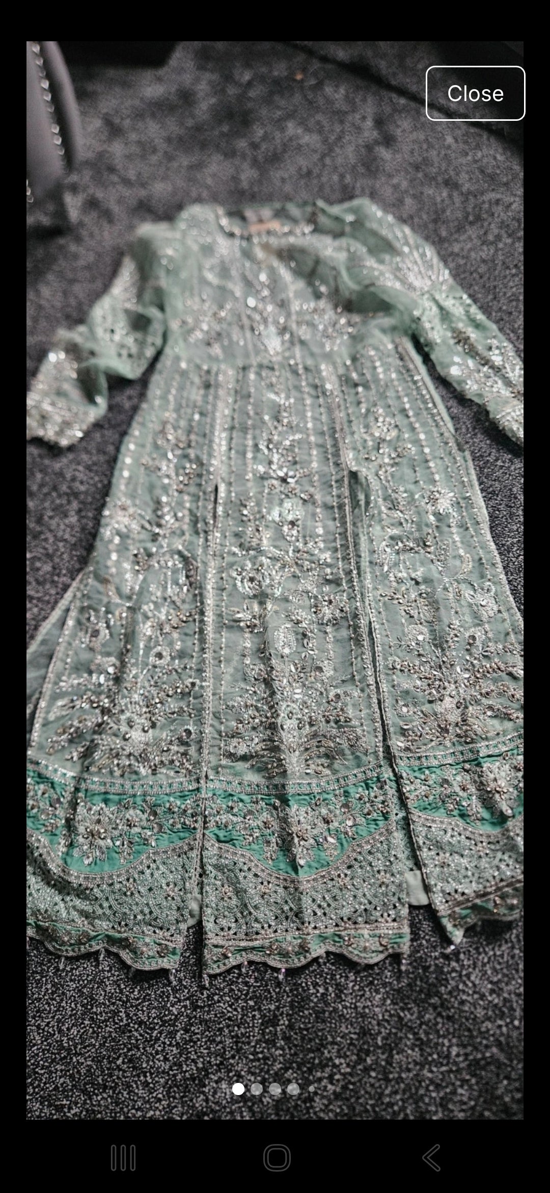 Womens pakistani wedding outfit