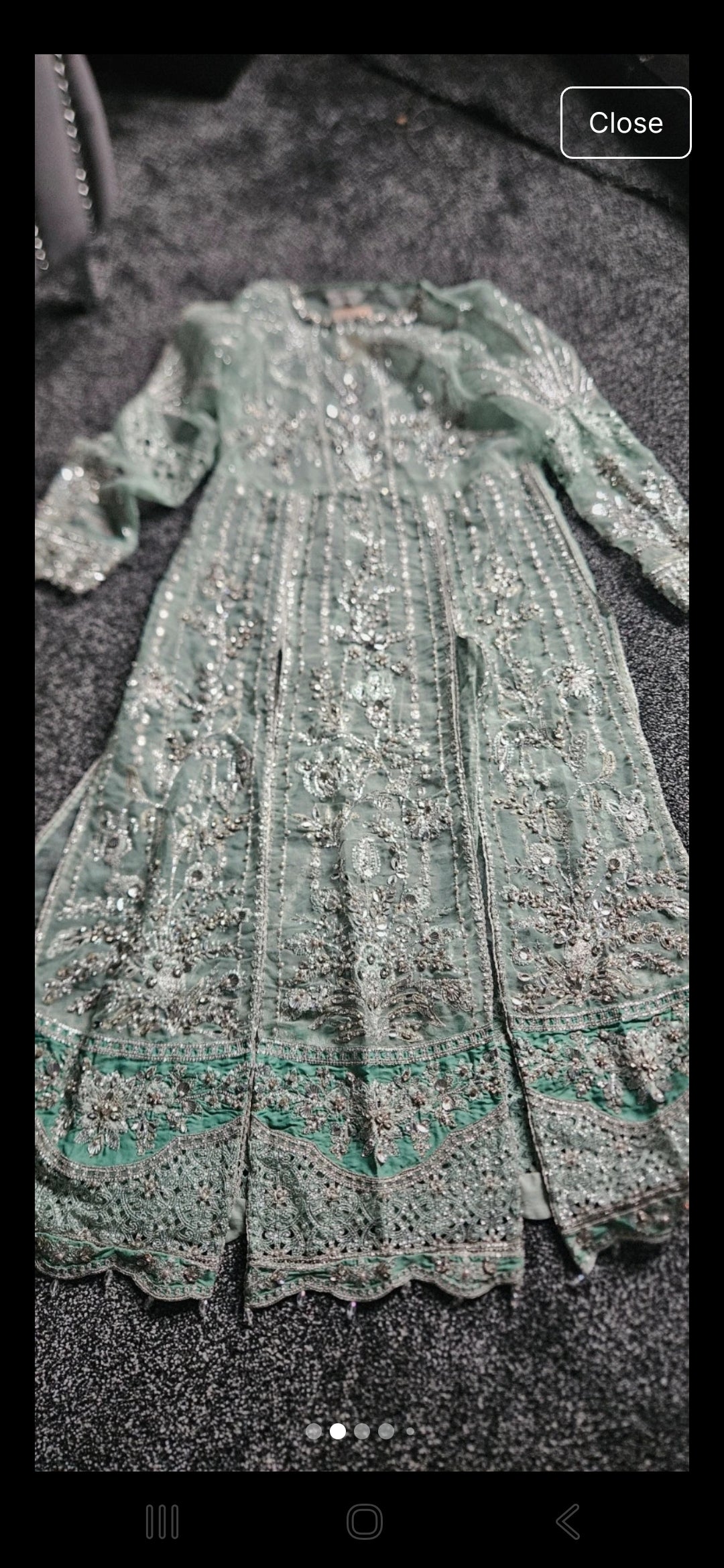 Womens pakistani wedding outfit