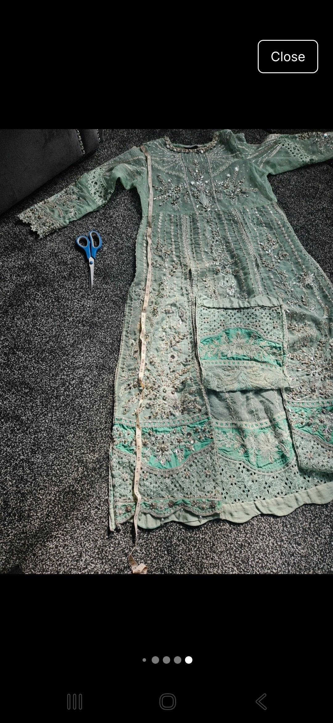 Womens pakistani wedding outfit
