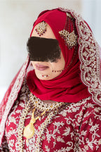 Bridal red Lengha. Skirt and long kameez