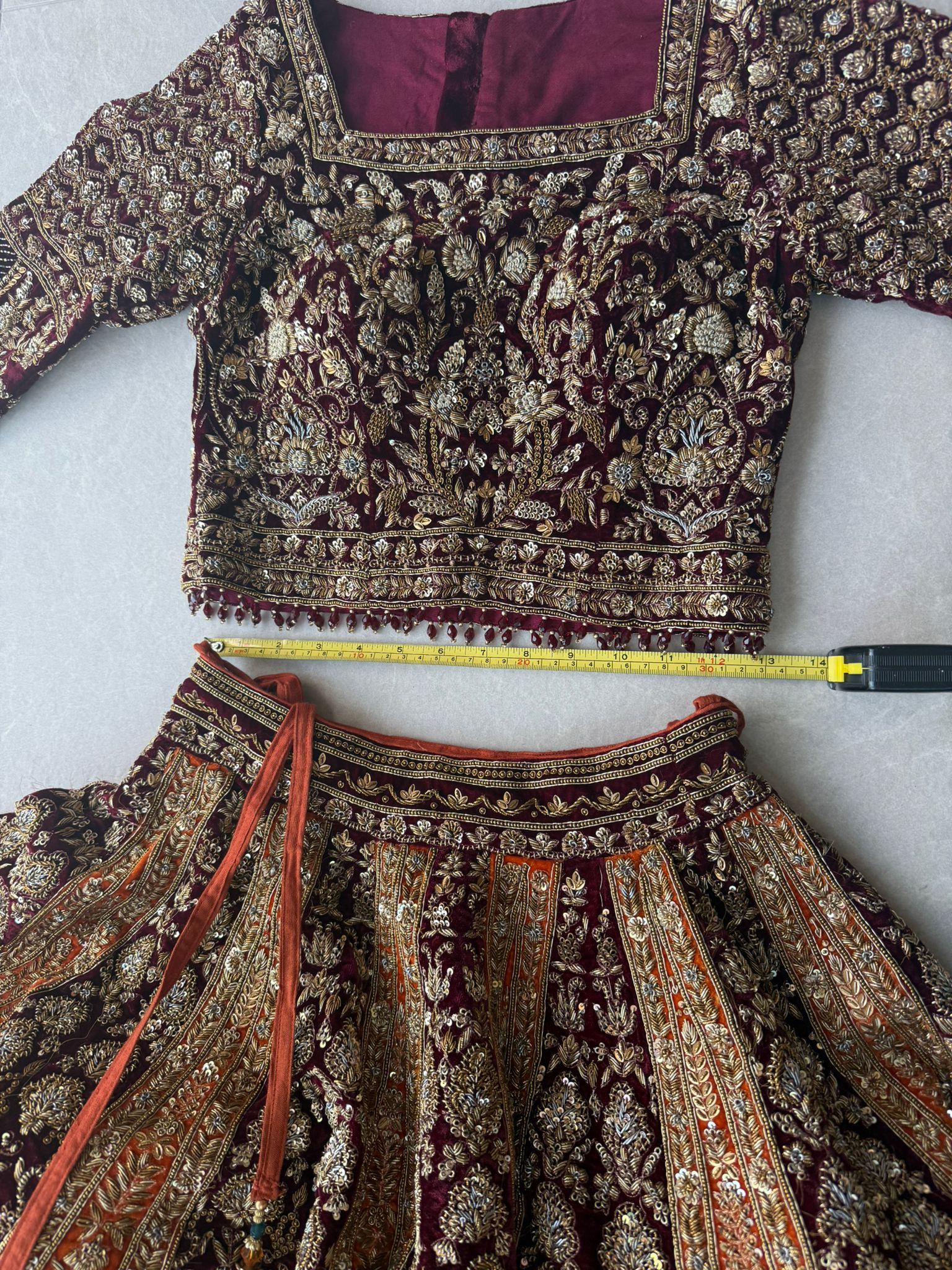 Mongas Bridal Lengha - Brand New with tags