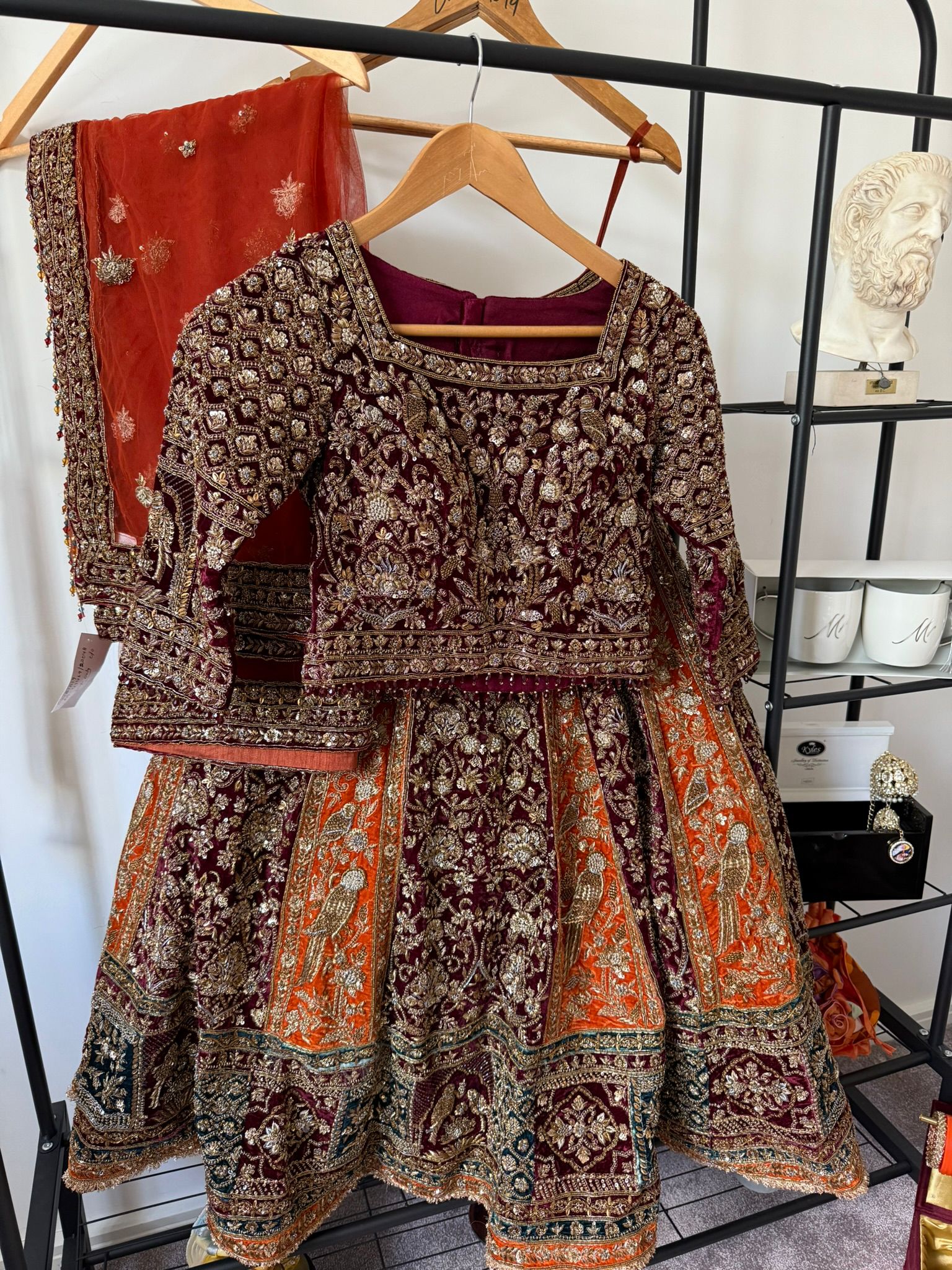 Mongas Bridal Lengha - Brand New with tags