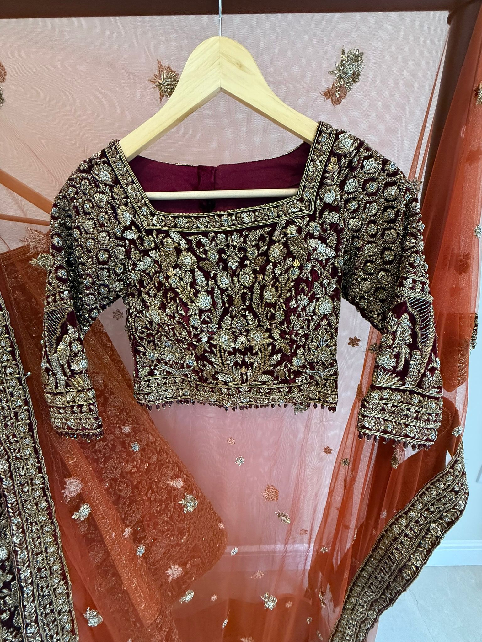 Mongas Bridal Lengha - Brand New with tags