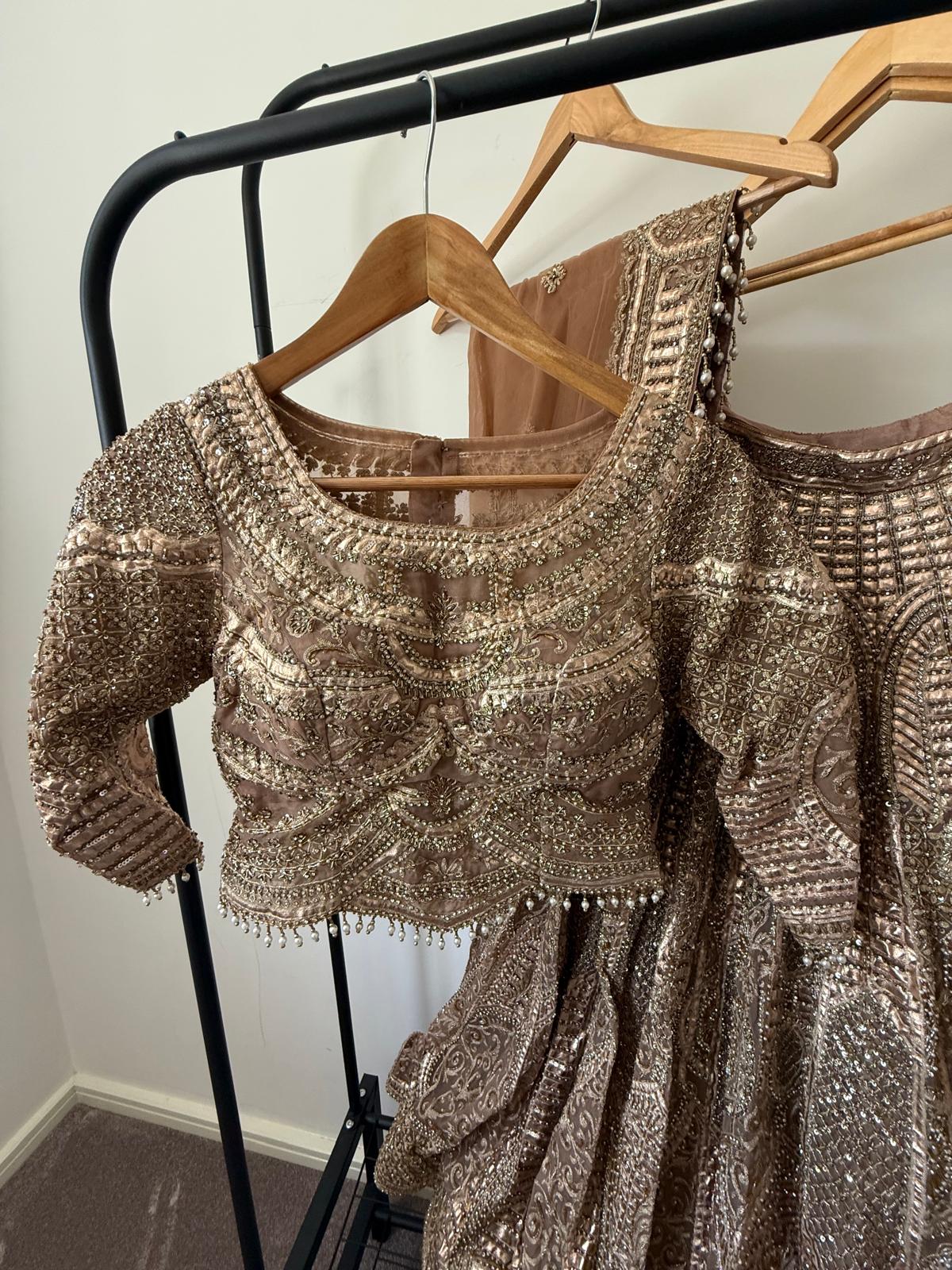 Mongas Reception Bridal Lengha