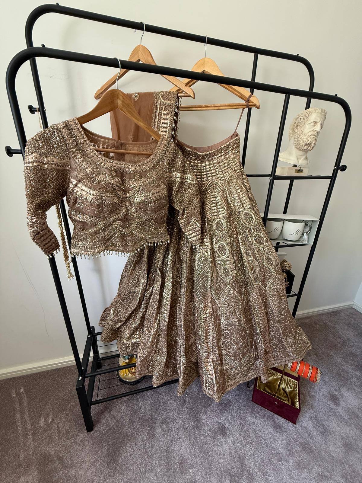 Mongas Reception Bridal Lengha