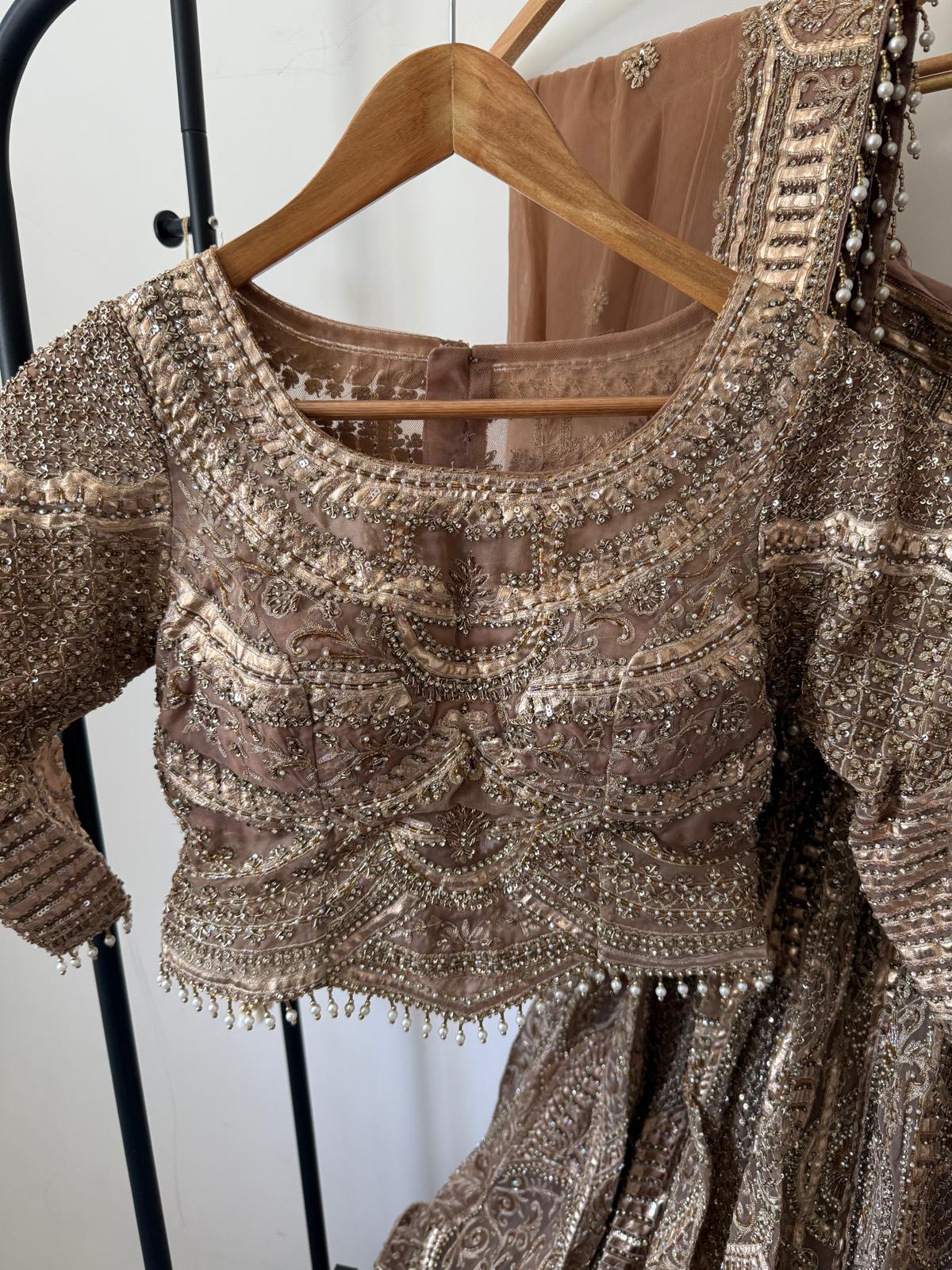 Mongas Reception Bridal Lengha