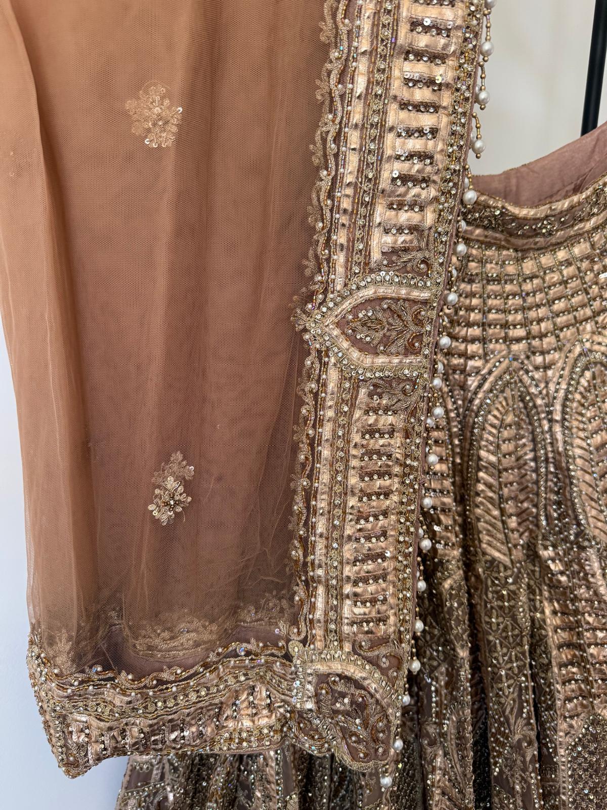 Mongas Reception Bridal Lengha