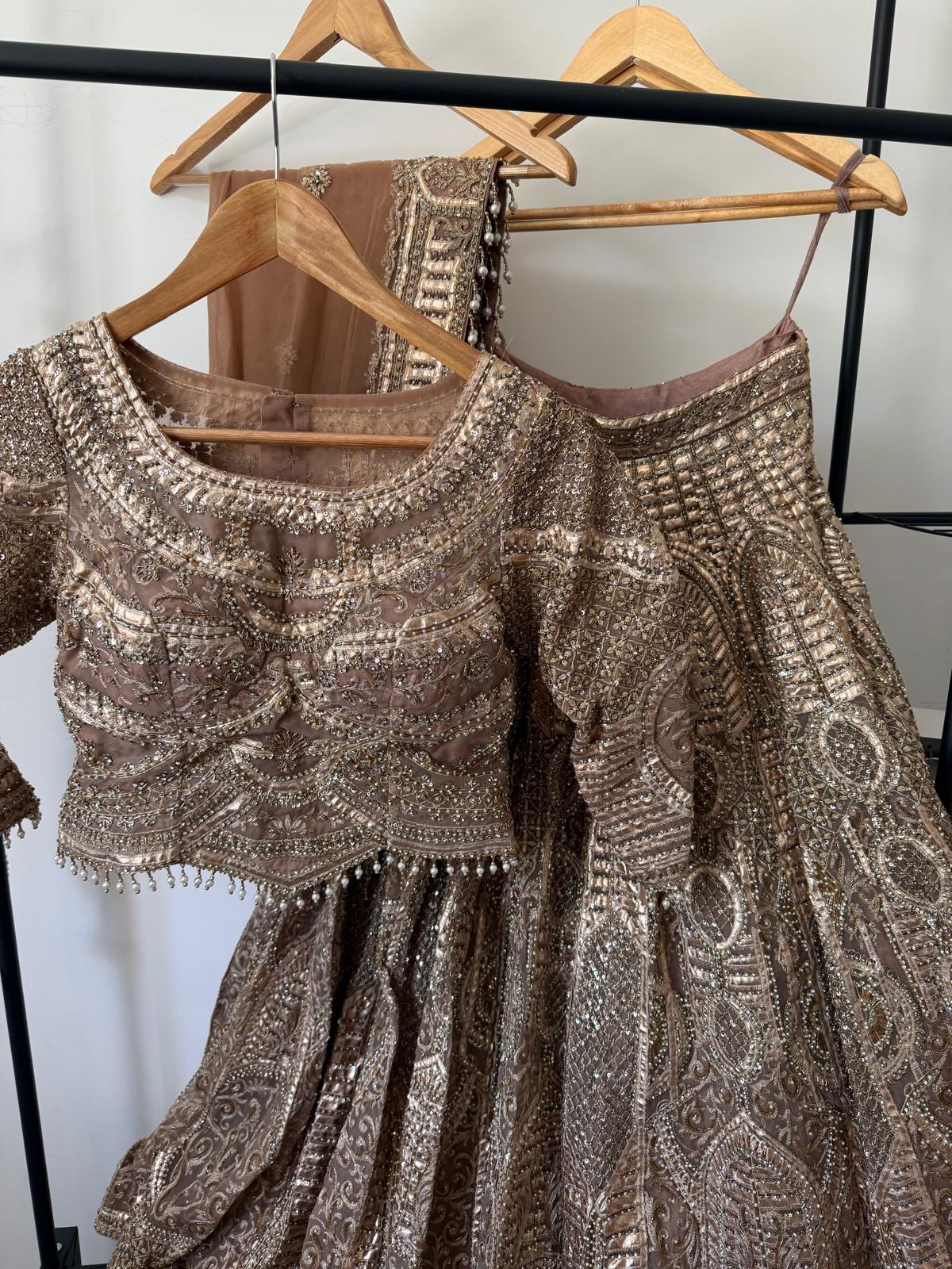 Mongas Reception Bridal Lengha