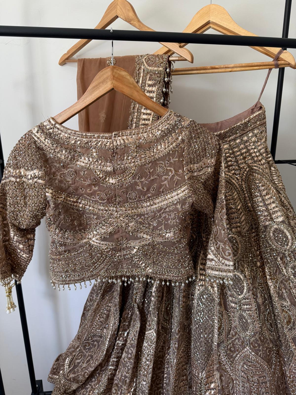 Mongas Reception Bridal Lengha